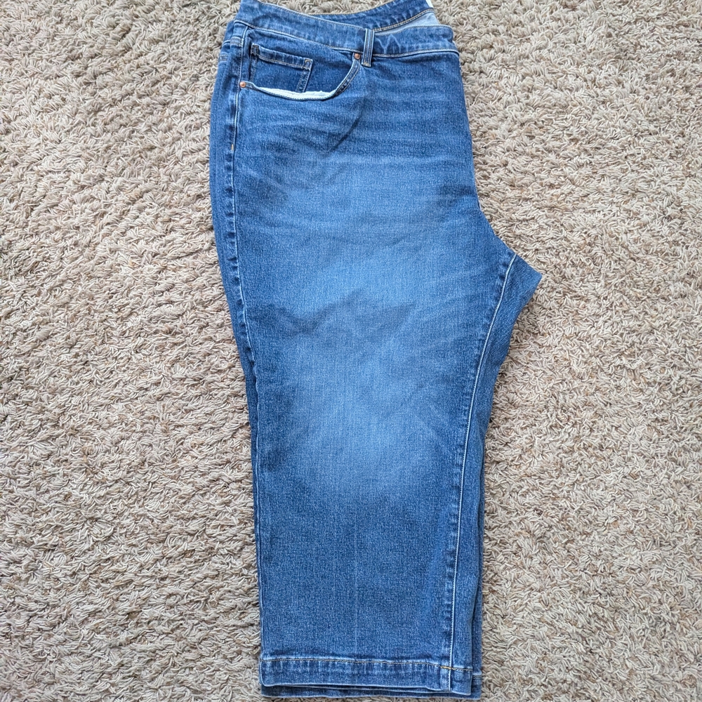 Lane Bryant Blue Straight Leg Jeans